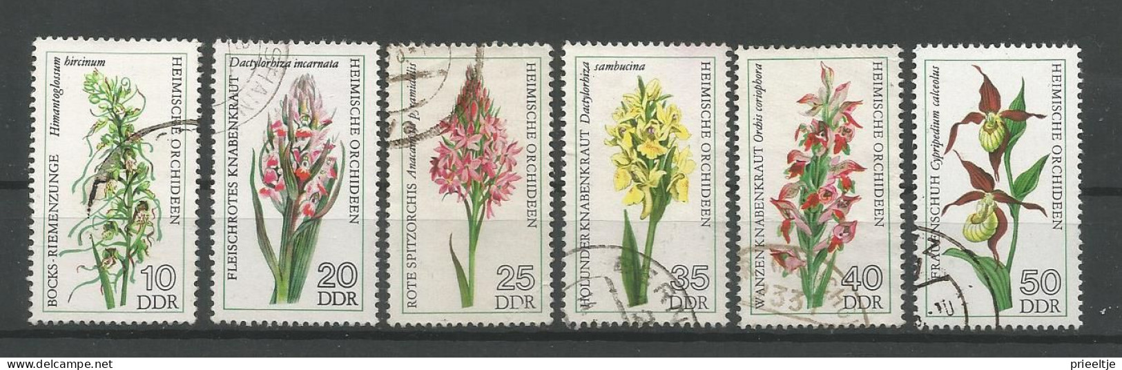 DDR 1976 Orchids Y.T. 1811/1816 (0) - Usati
