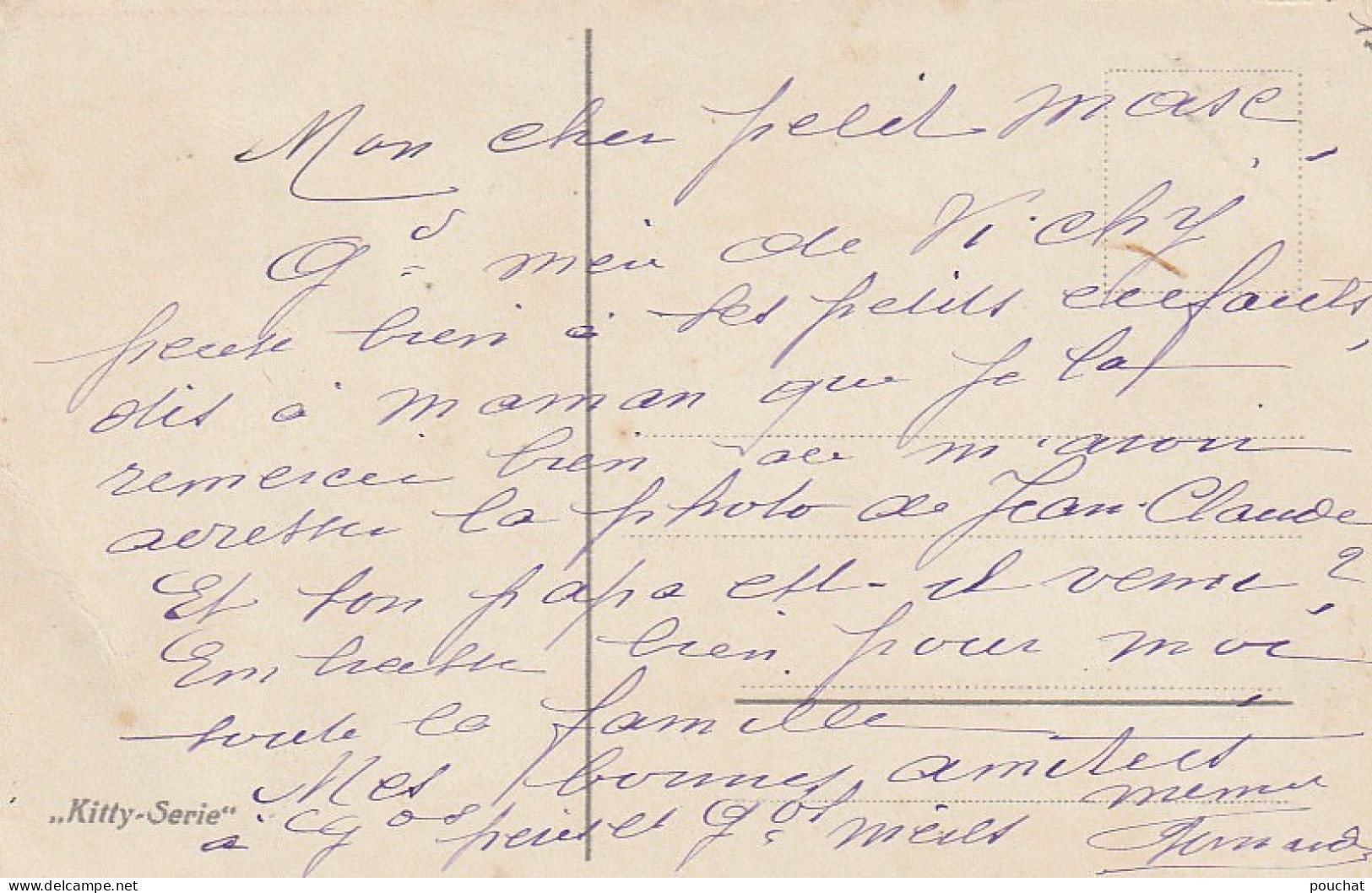 JA 26 - " ACCEPTEZ TOUJOURS UN BONBON "- COUPLE D' ENFANTS AVEC CORNET DE FRIANDISES ET CHIEN  TERRIER - 2 SCANS - Hunde