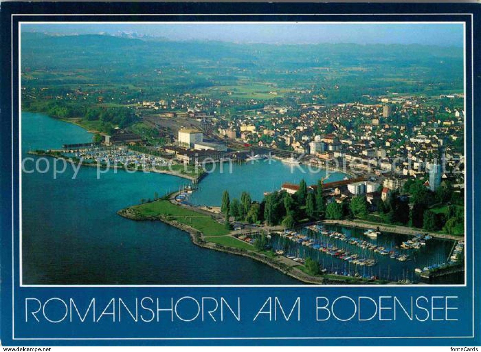 12631000 Romanshorn Bodensee Fliegeraufnahme Mit Hafen Romanshorn - Sonstige & Ohne Zuordnung