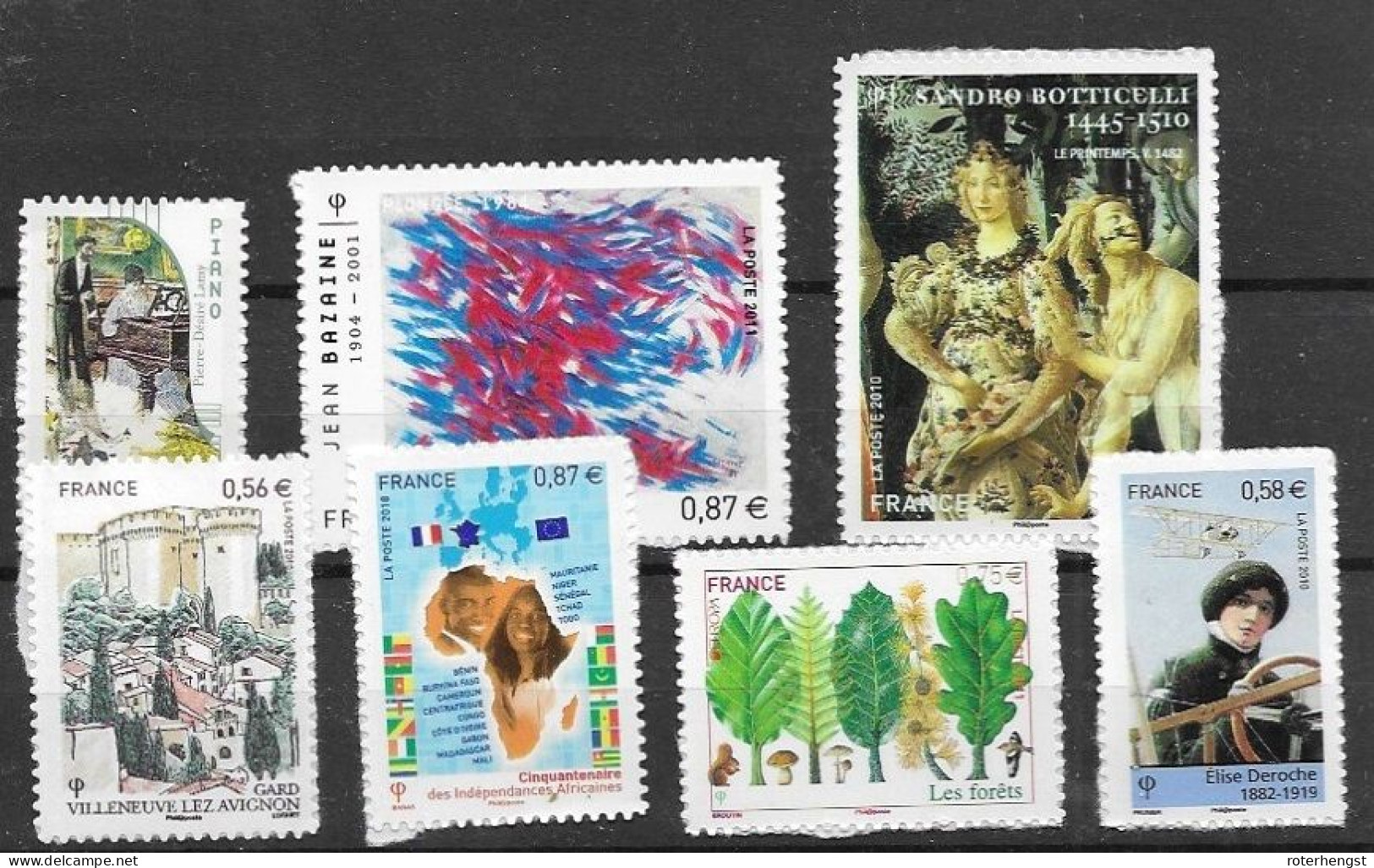 France ADHESIVES Lot Mnh ** 2010 28 Euros Sold Below Face Values - Neufs