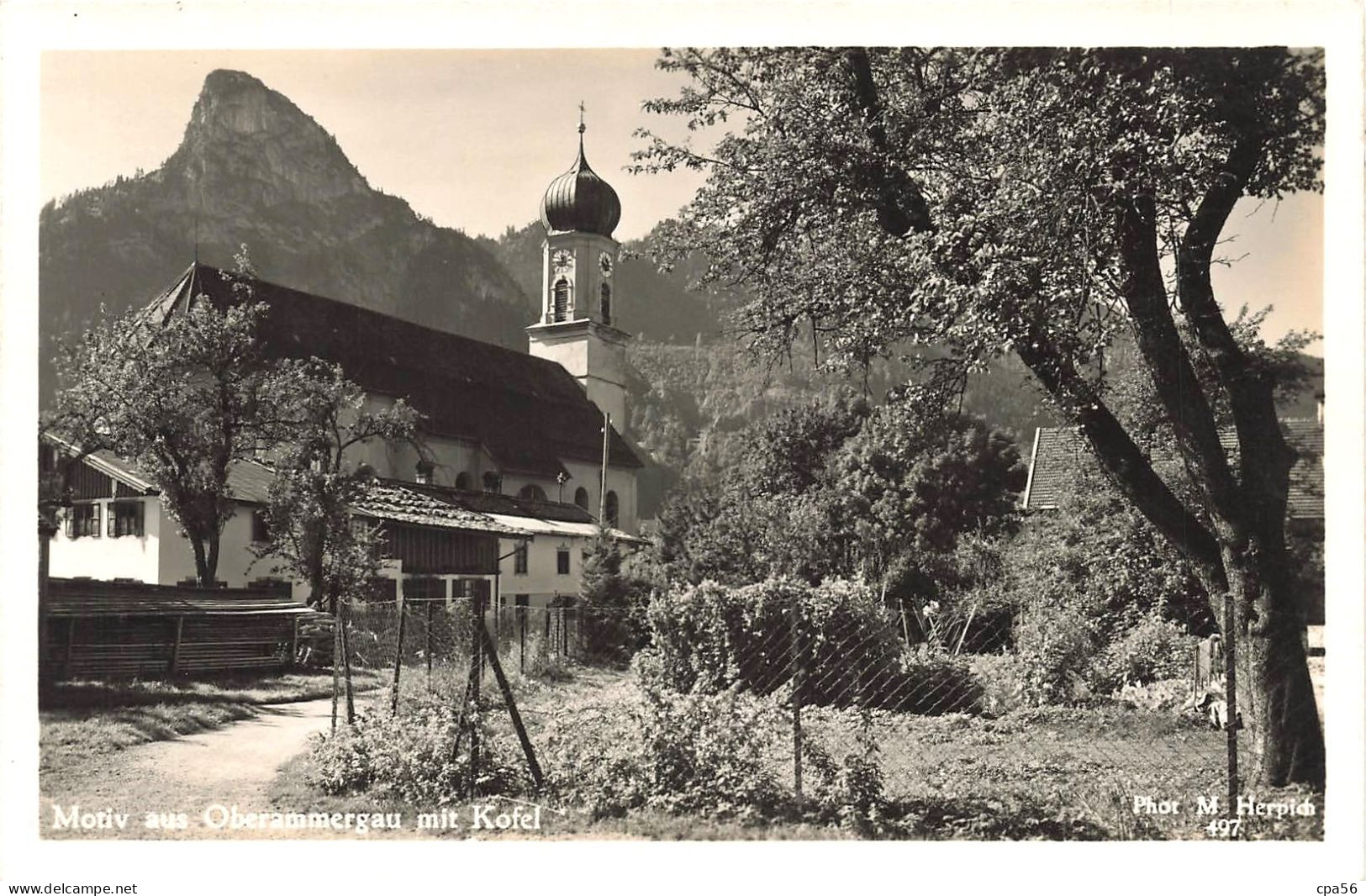 Motiv Aus OBERAMMERGAU Mit Kofel - VENTE DIRECTE X - Oberammergau