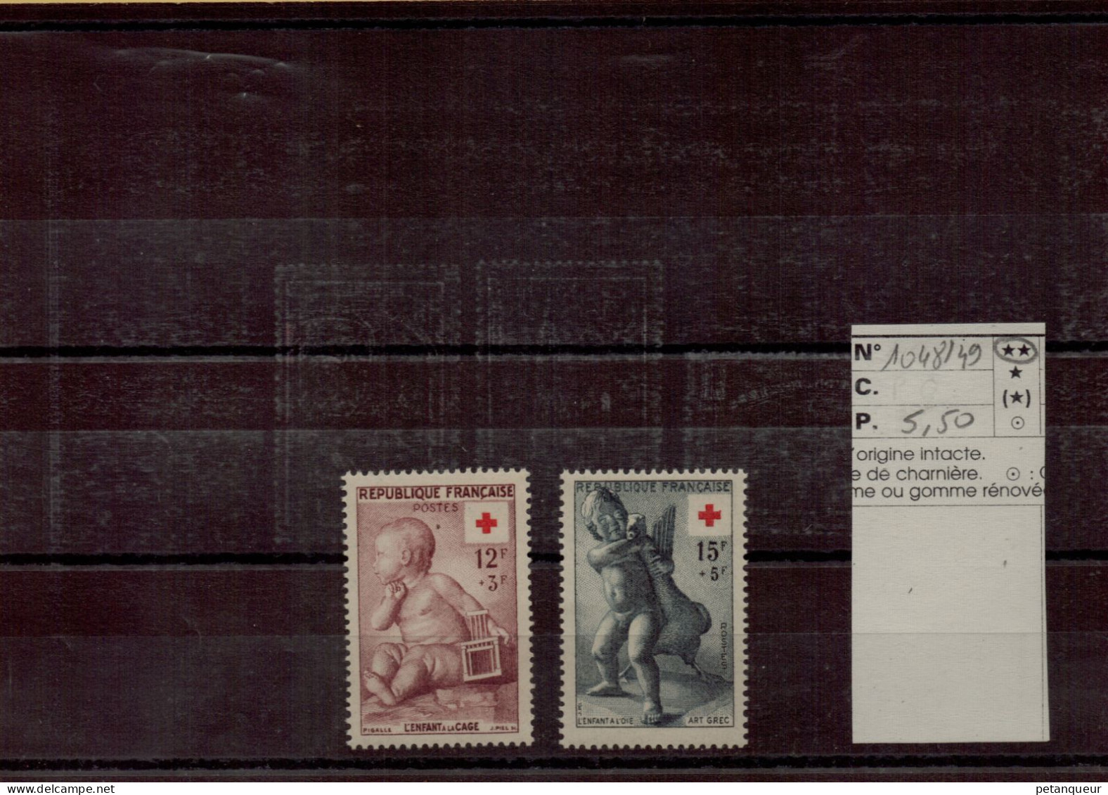 CROIX ROUGE N+ 1048/49  MNH - Unused Stamps