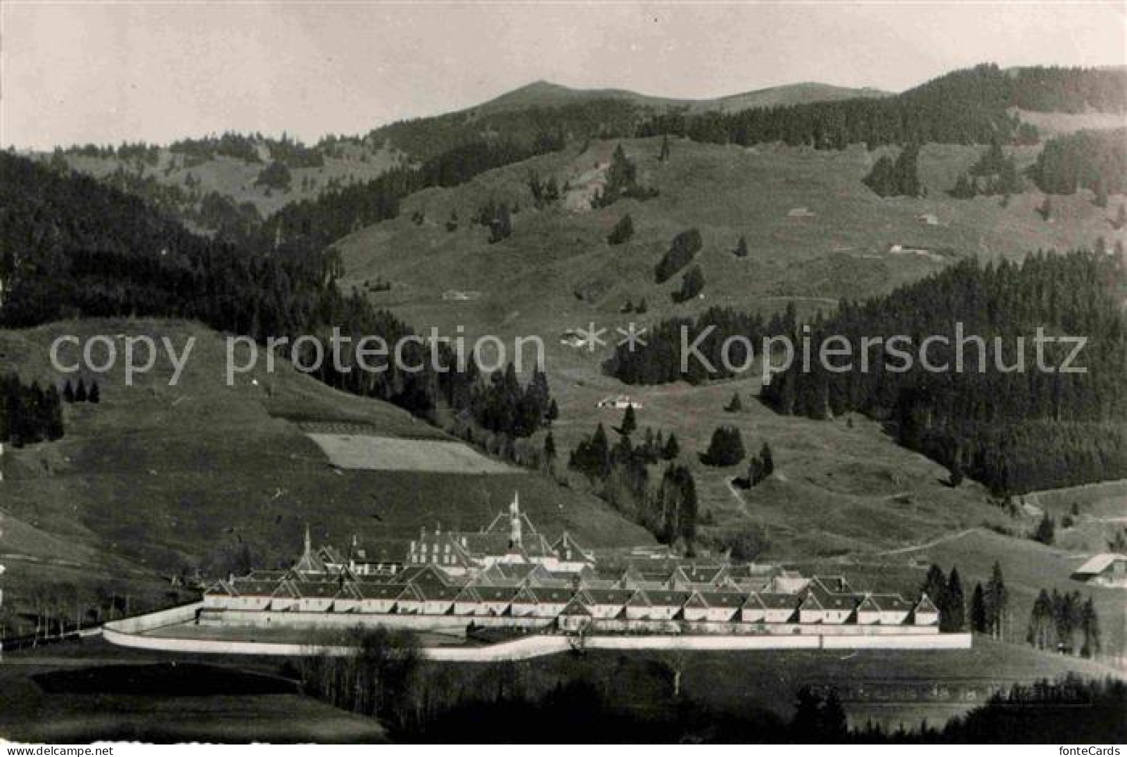 12628230 Chartreuse De La Valsainte Fliegeraufnahme Cerniat - Andere & Zonder Classificatie