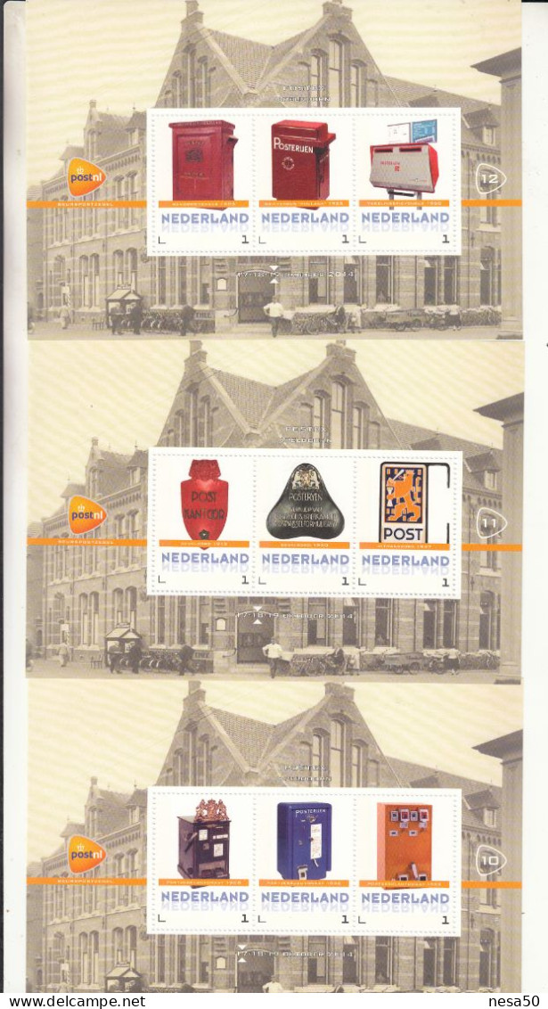 Nederland Persoonlijke Zegels, Thema: Postex Apeldoorn, Brievenbussen, Mailboxes - Unused Stamps