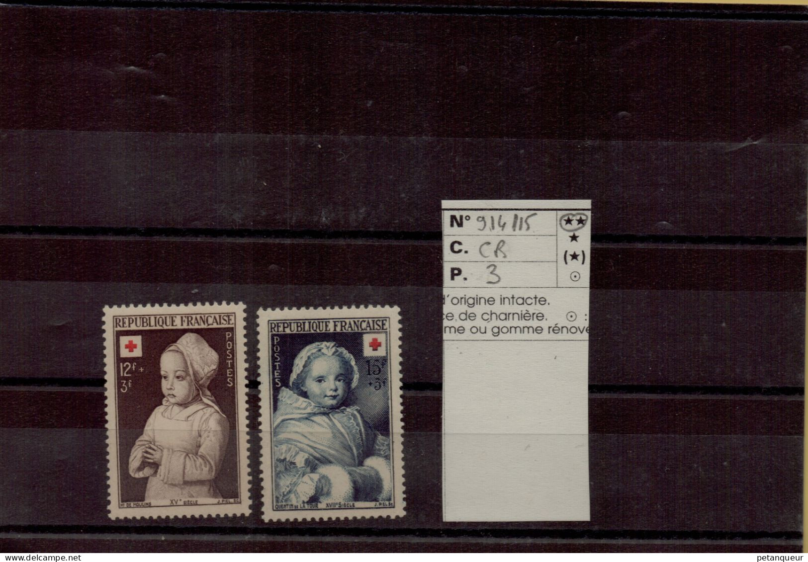 CROIX ROUGE N° 914/15  MNH - Unused Stamps