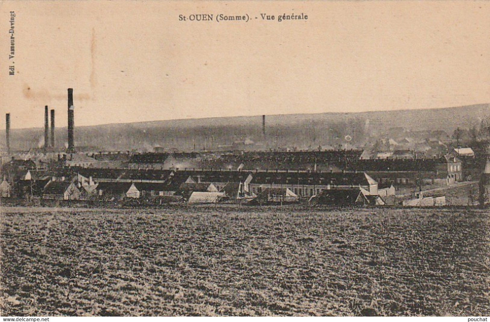 KO 5 -(80) SAINT OUEN - VUE GENERALE - 2 SCANS - Saint Ouen