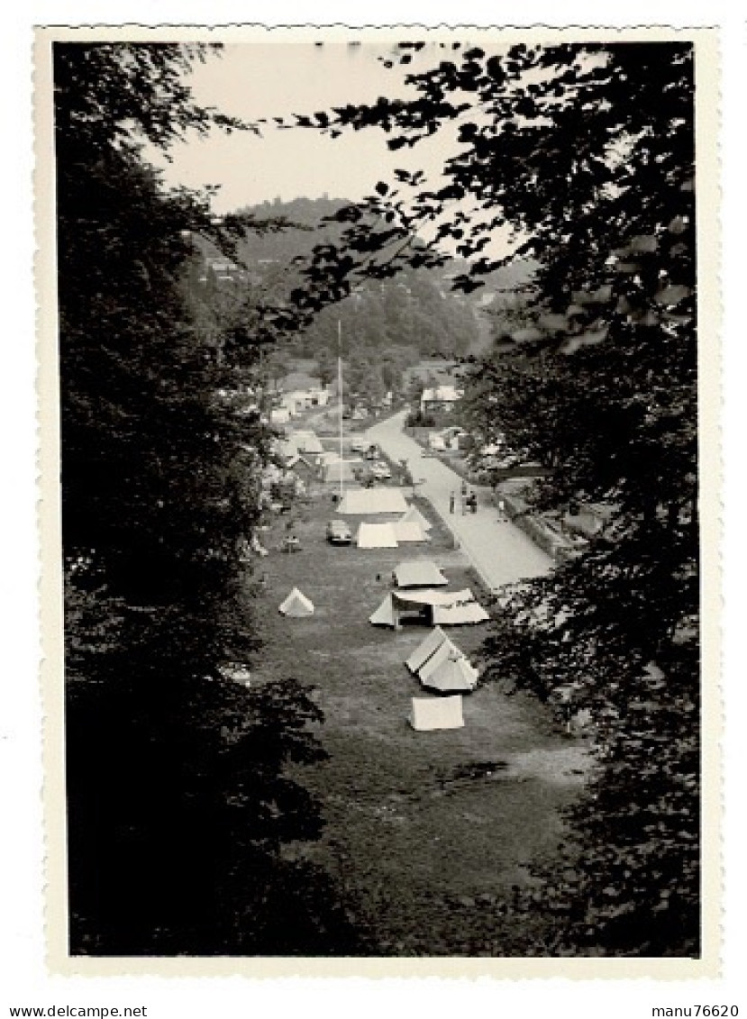 Ref 1 - Photo + Négatif  :  Camping A Interlaken  - Suisse  . - Europa