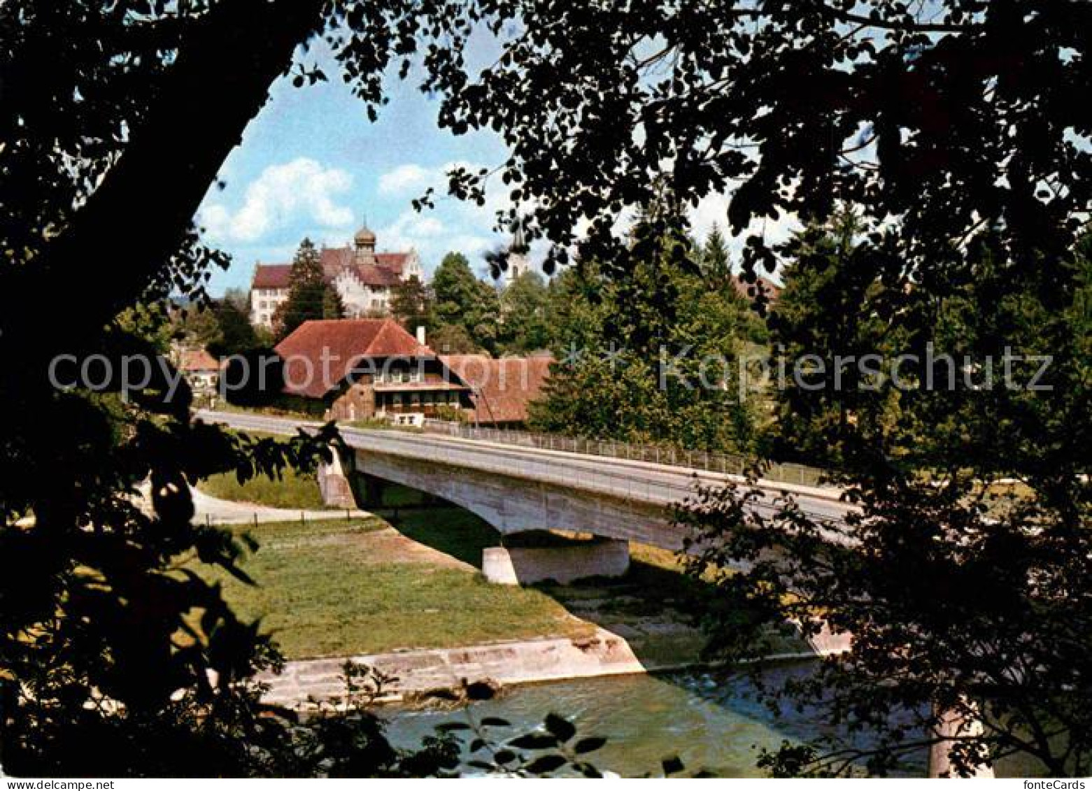 12626362 Buerglen TG Thurbruecke Schloss Buerglen TG - Sonstige & Ohne Zuordnung