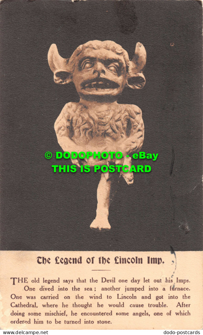 R540089 The Legend Of The Lincoln Imp. Valentines Series. 1917 - World