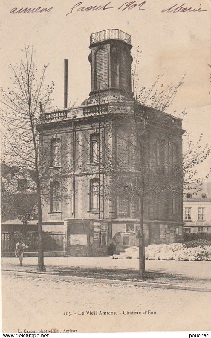 KO 7-(80) LE VIEIL AMIENS - CHATEAU D' EAU  - 2 SCANS  - Amiens