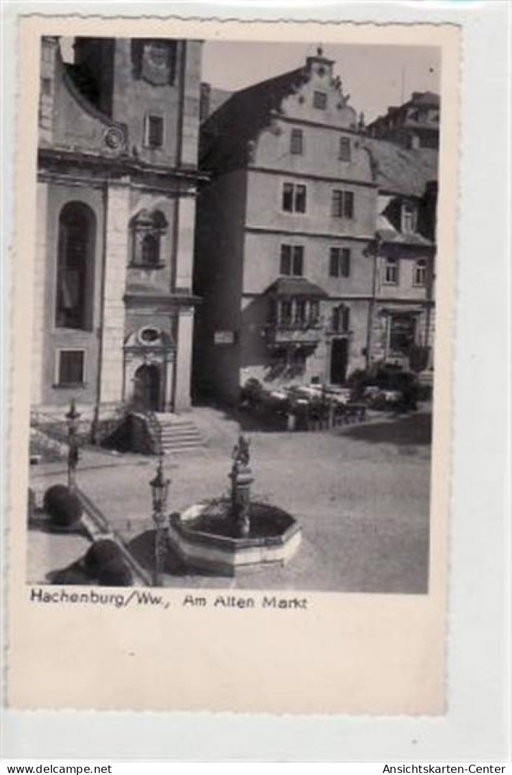 39052505 - Hachenburg Im Westerwald Mit Alten Markt Ungelaufen  Gute Erhaltung. - Andere & Zonder Classificatie
