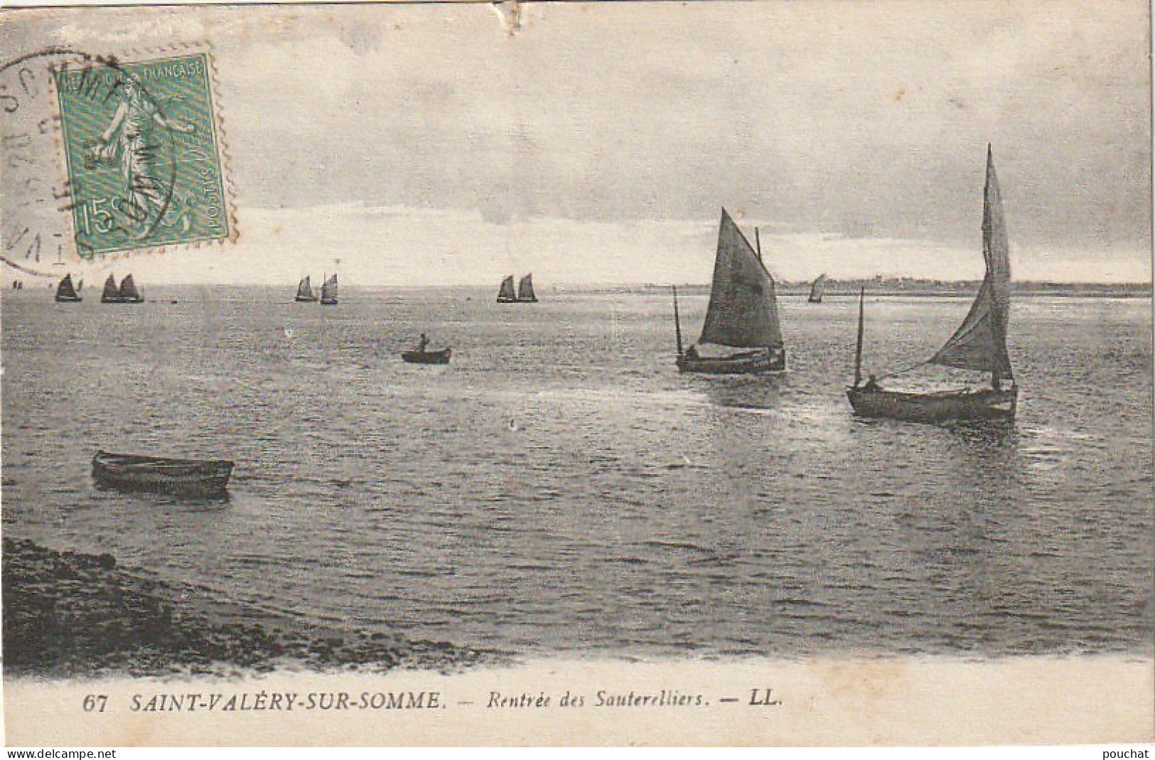 KO 7-(80) SAINT VALERY SUR SOMME - RENTREE DES SAUTERELLIERS - 2 SCANS - Saint Valery Sur Somme