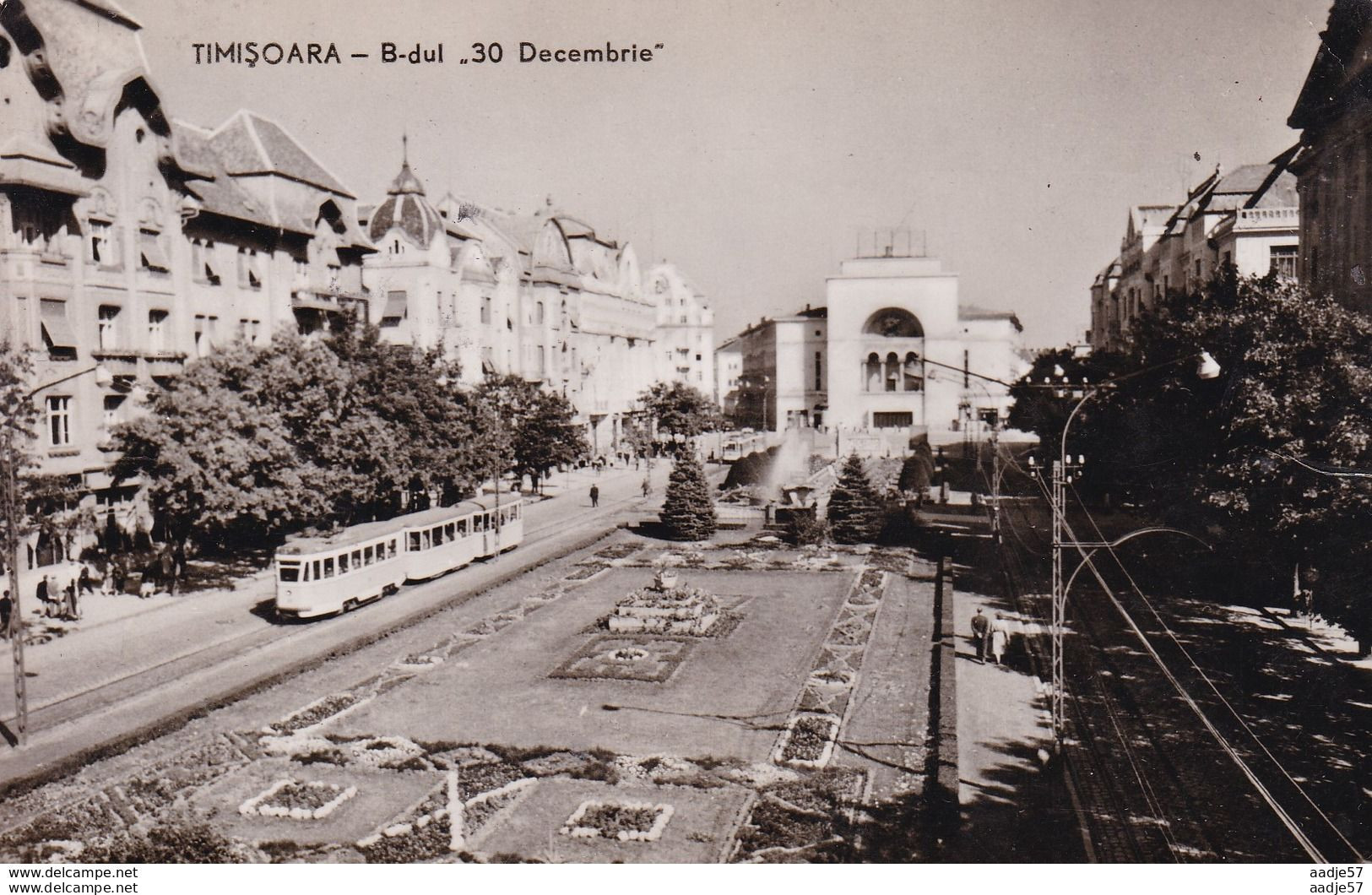 Romania - Timisoara B-dul "30 Decembrie" Tramway - Strassenbahnen