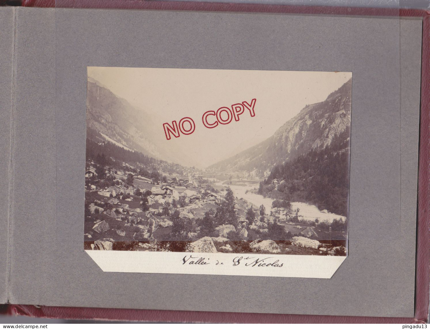 Album * 1903 Chamonix Mont-Blanc Mer de Glace Argentières Evian Suisse Zermatt Lausanne ... Fleury Somme 20 photos