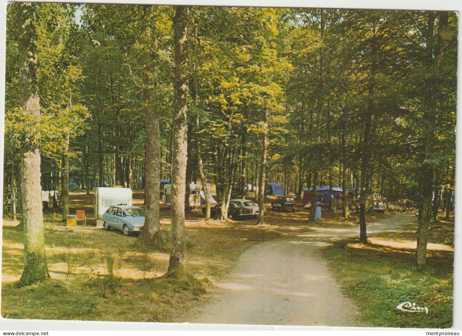 Correze  : GIMEL :   Camping , Canotage, Baignade , Voiture  Gs  Citroën , Caravane - Sonstige & Ohne Zuordnung