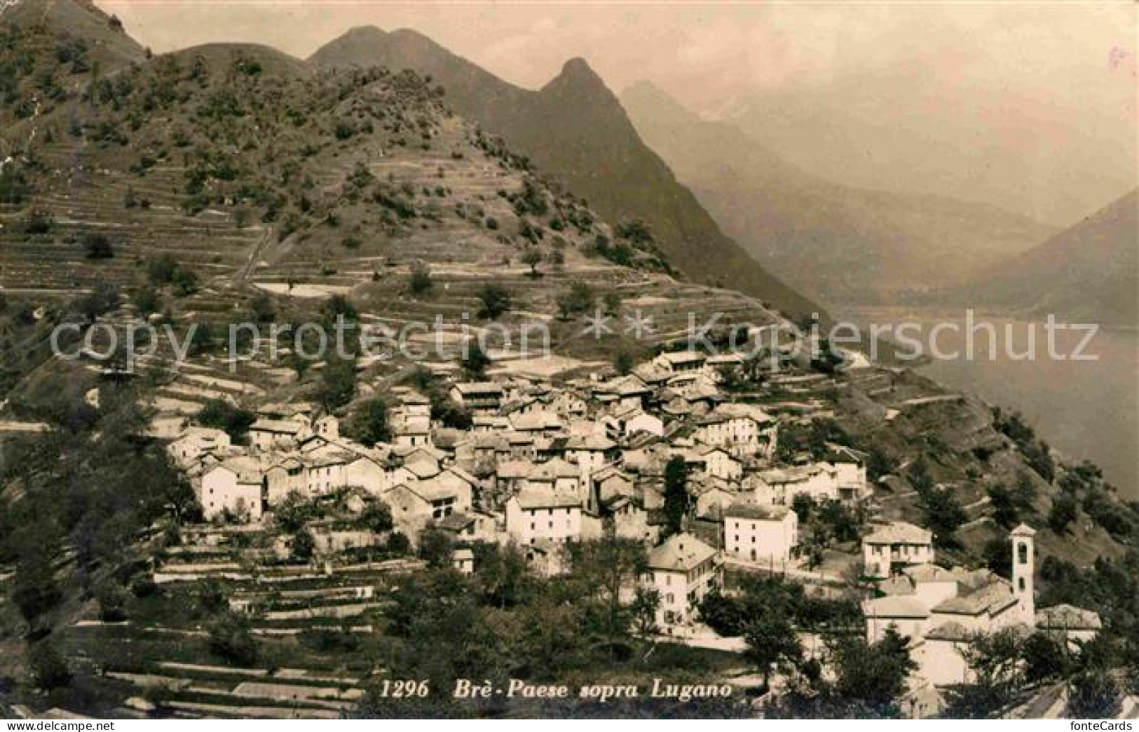 12623813 Lugano TI Panorama  Lugano TI - Autres & Non Classés