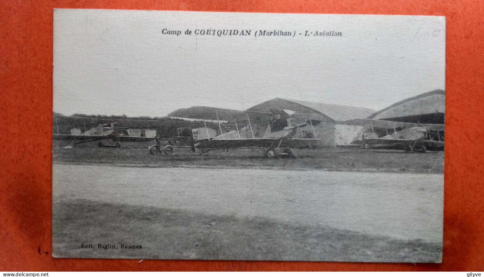 CPA (56) Camp De Coëtquidan. L'Aviation.    (7A.364) - Autres & Non Classés