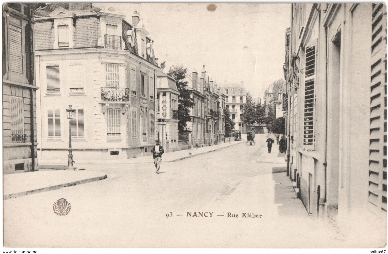 CPA DE NANCY  (MEURTHE ET MOSELLE)  RUE KLÉBER - Nancy