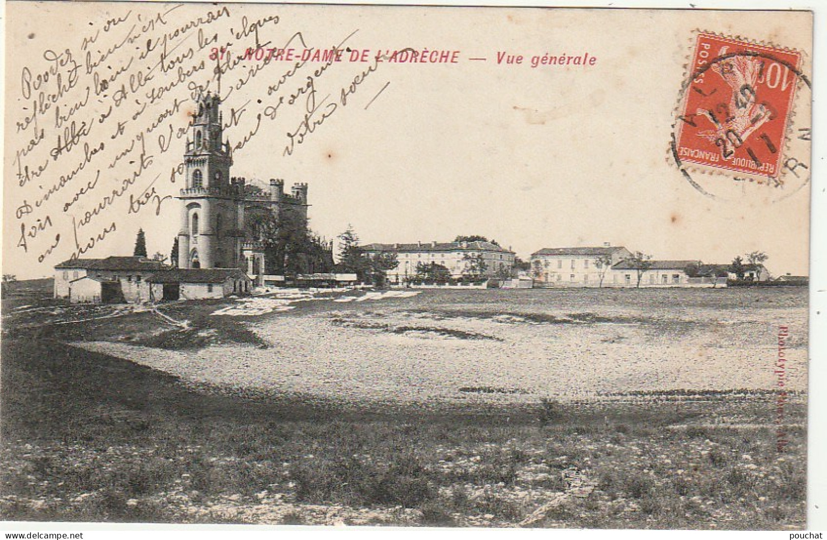 KO 12-(81) NOTRE DAME DE L' ADRECHE - VUE GENERALE  - 2 SCANS - Autres & Non Classés