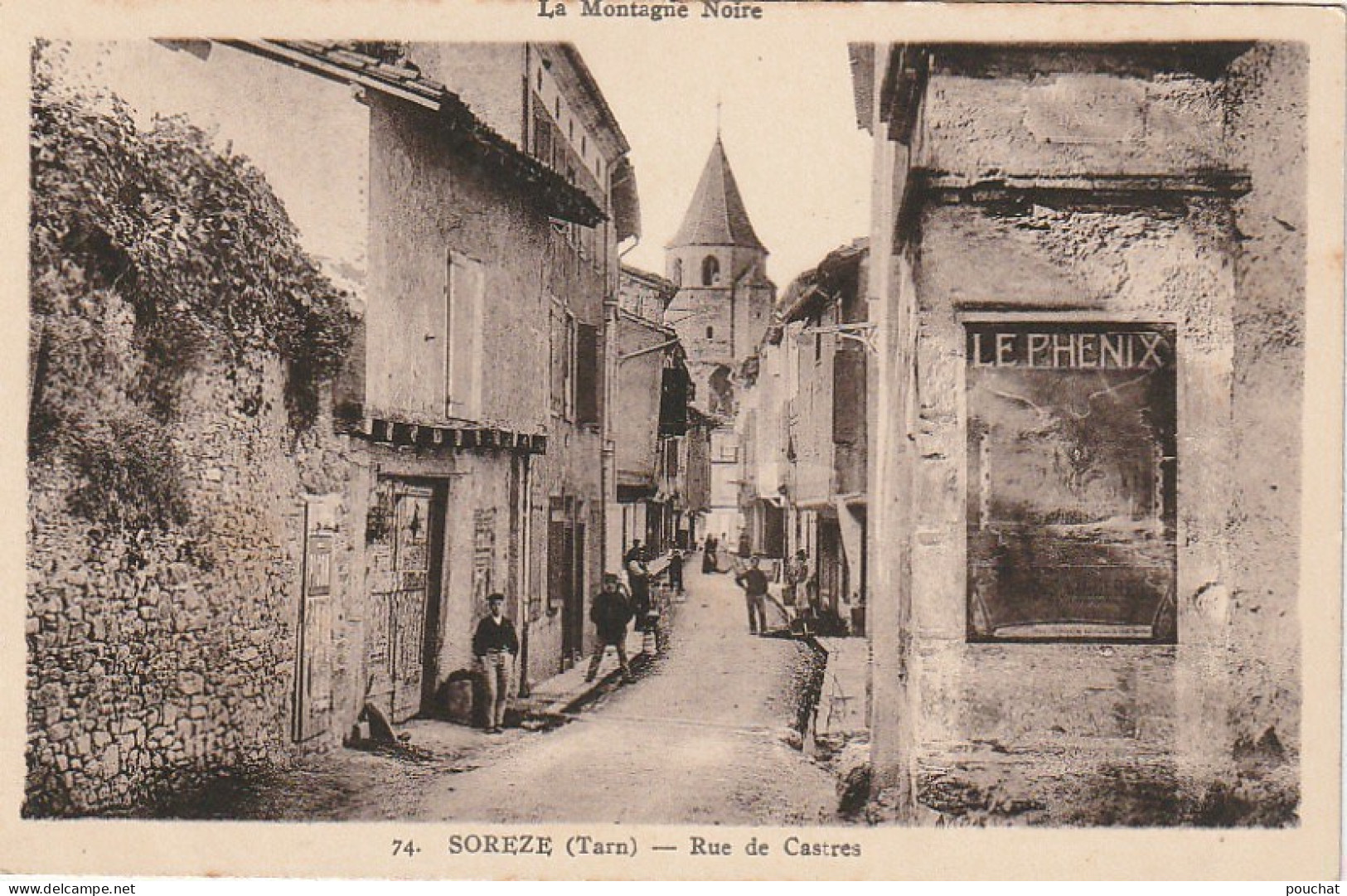 KO 12-(81) SOREZE - RUE DE CASTRES - VILLAGEOIS - 2 SCANS - Altri & Non Classificati