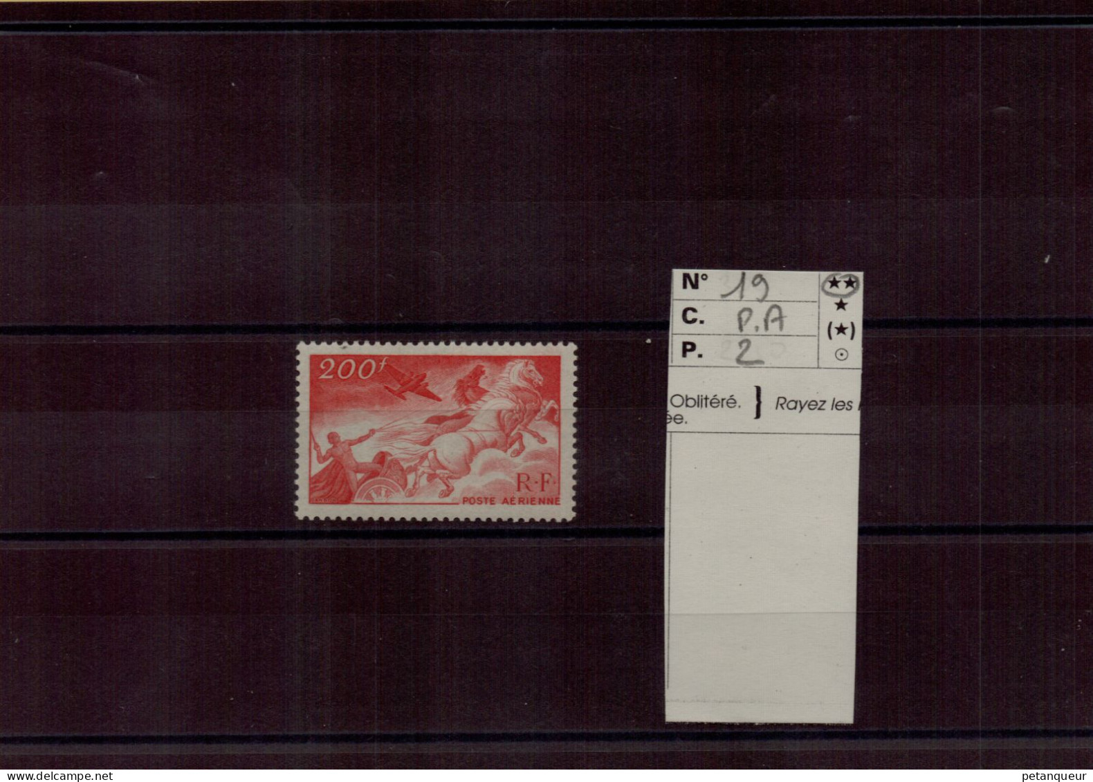 P.A N° 19  MNH - 1927-1959 Postfris