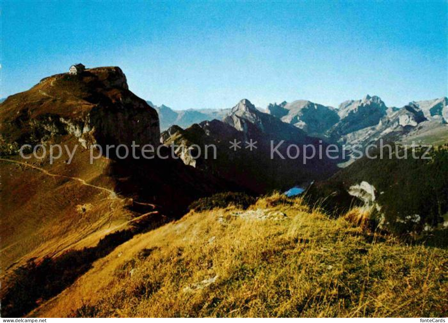 12622780 Weissbad Berggasthaus Hoher Kasten Mit Staubern Saemtisersee Kreuzberge - Andere & Zonder Classificatie