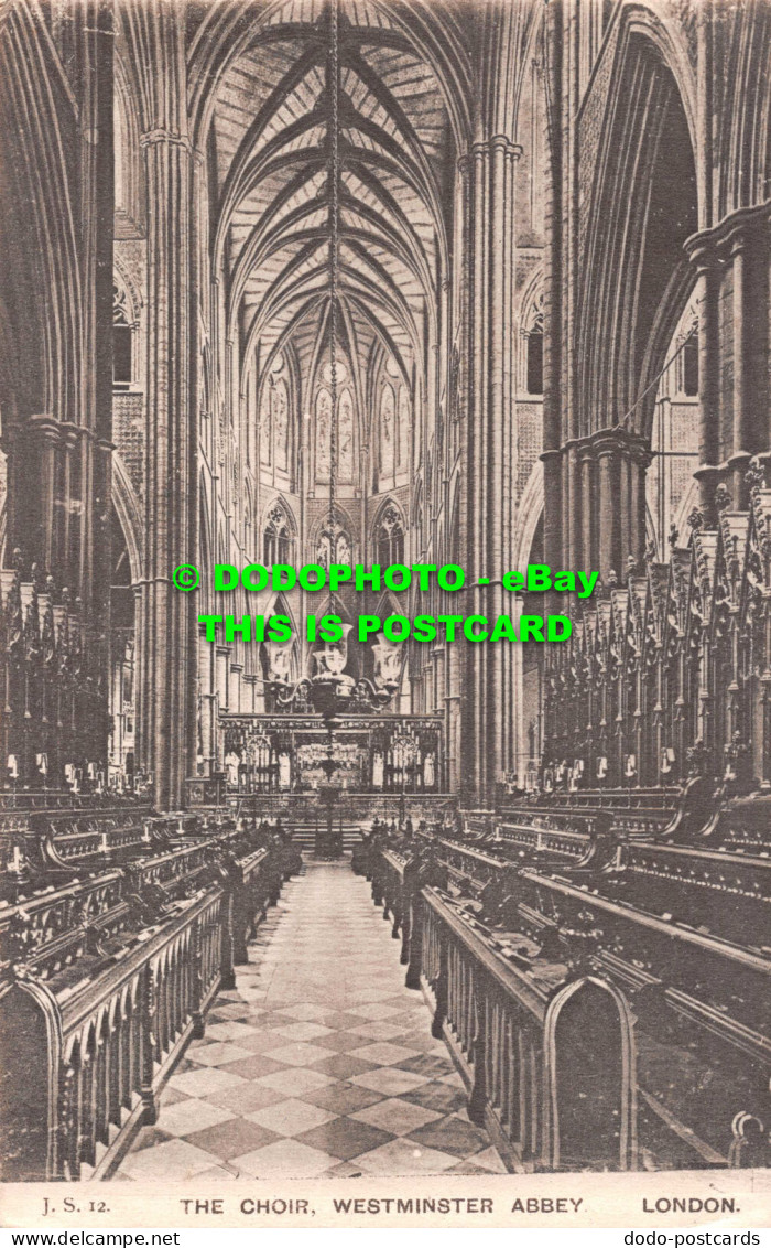 R540133 London. Westminster Abbey. The Choir. Samuels - Otros & Sin Clasificación