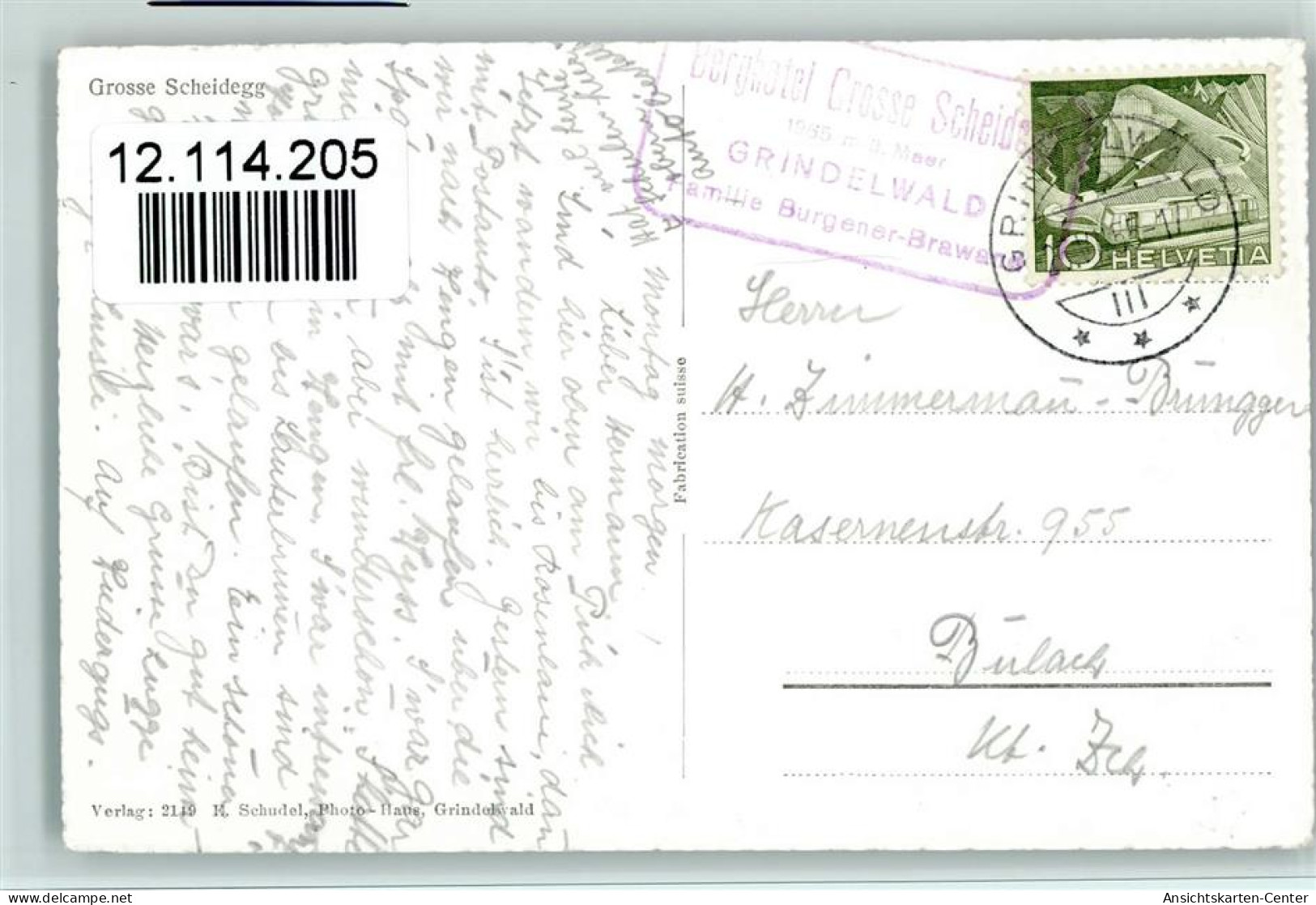 12114205 - Grosse Scheidegg - Other & Unclassified