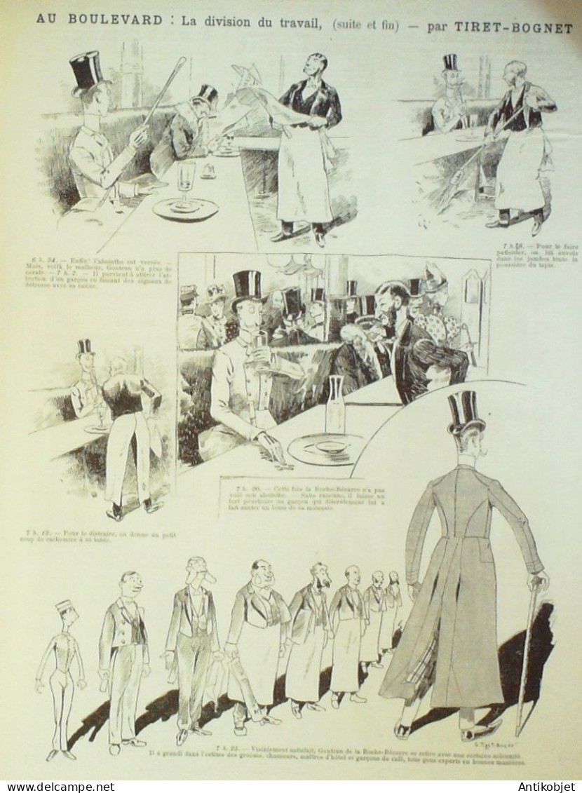 La Caricature 1886 N°319 Naivetés Caran D'Ache Gondinet Par Luqueau Boulevard Tiret-Bognet - Revistas - Antes 1900