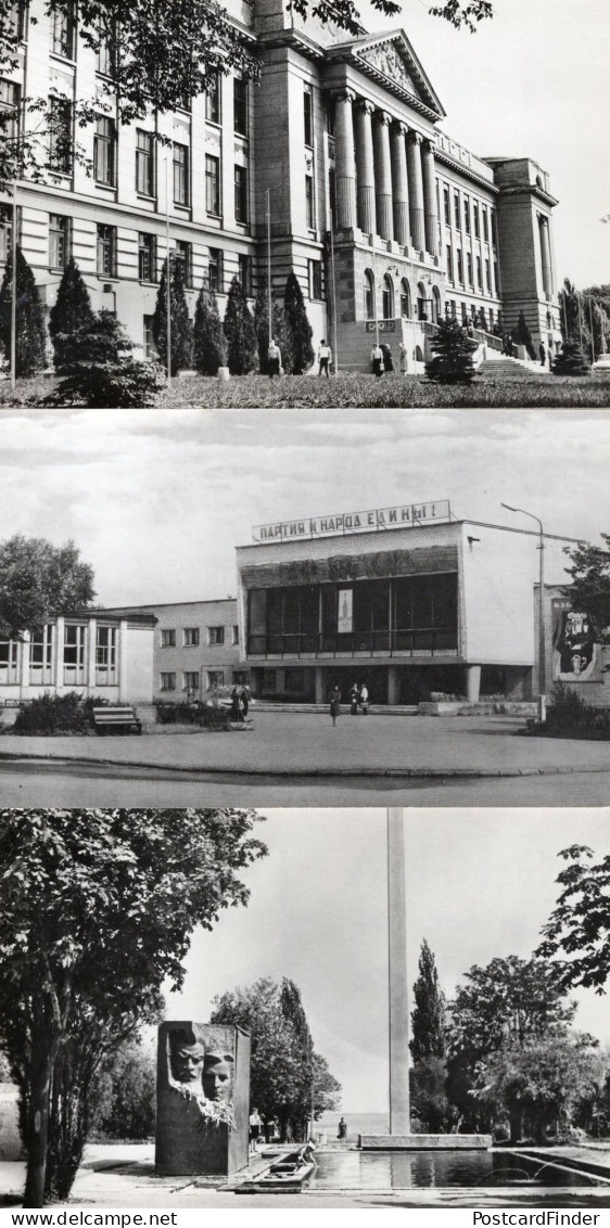 Novocherkassk Polytechnical Institute Gardens 3x Russia Postcard S - Russland