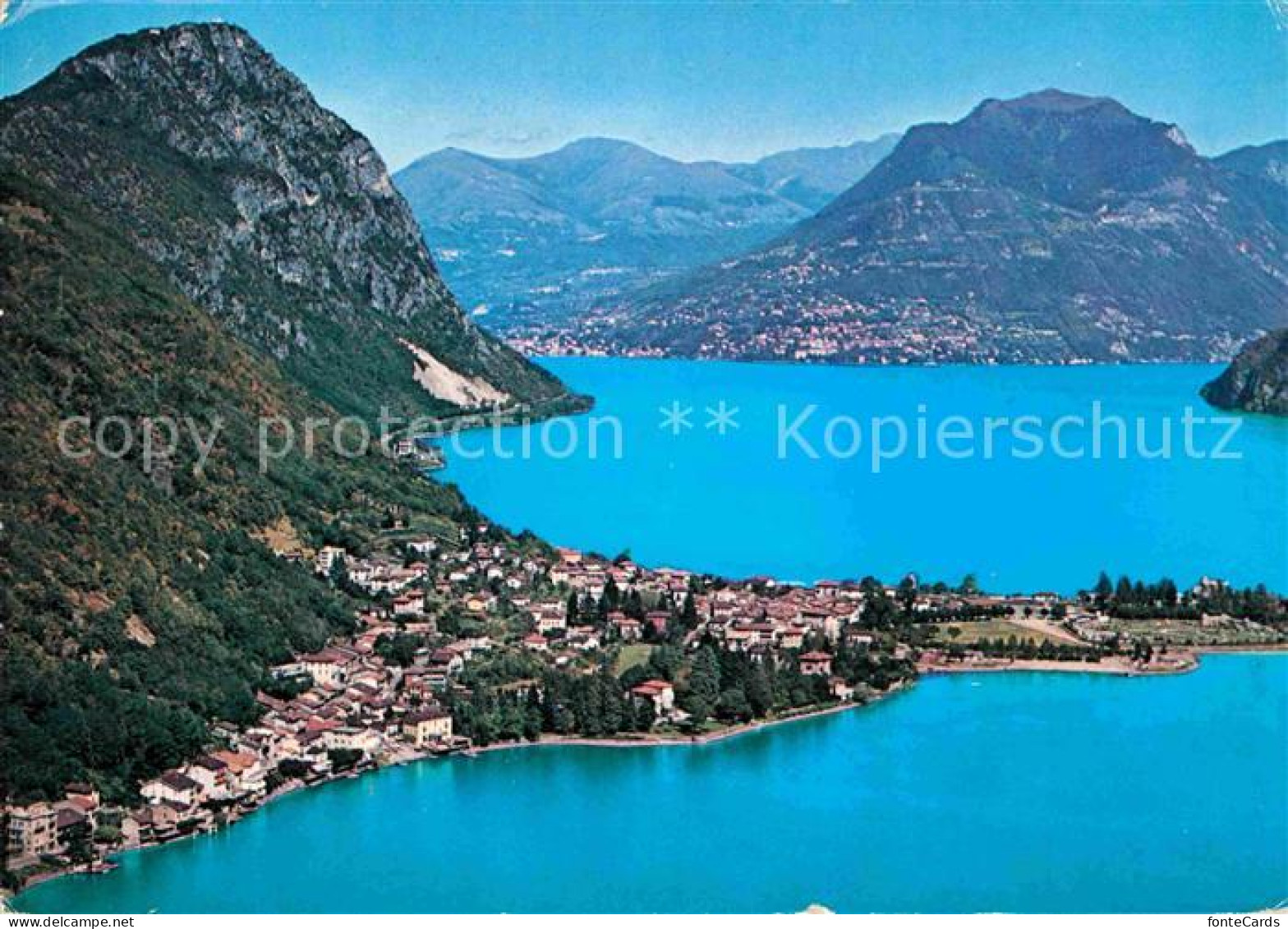 12621260 Melide Lago Di Lugano Fliegeraufnahme Melide - Andere & Zonder Classificatie