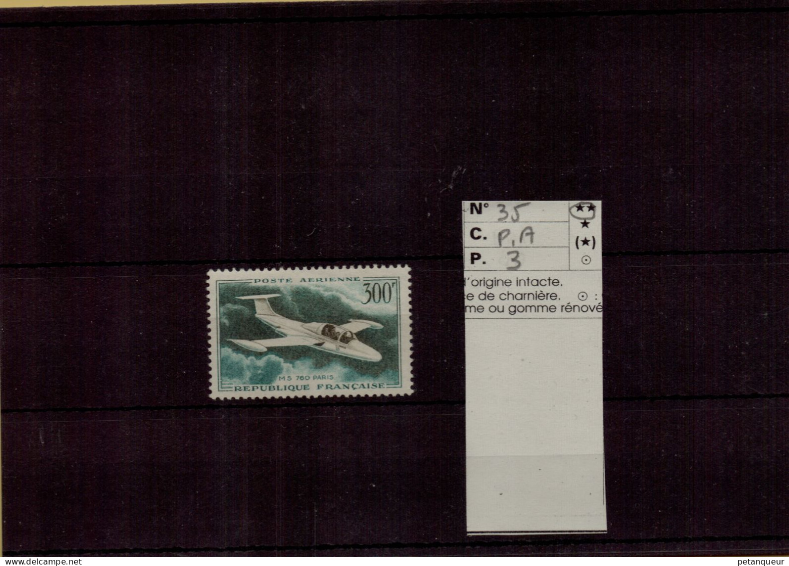 P.A N° 35   MNH - 1927-1959 Postfris