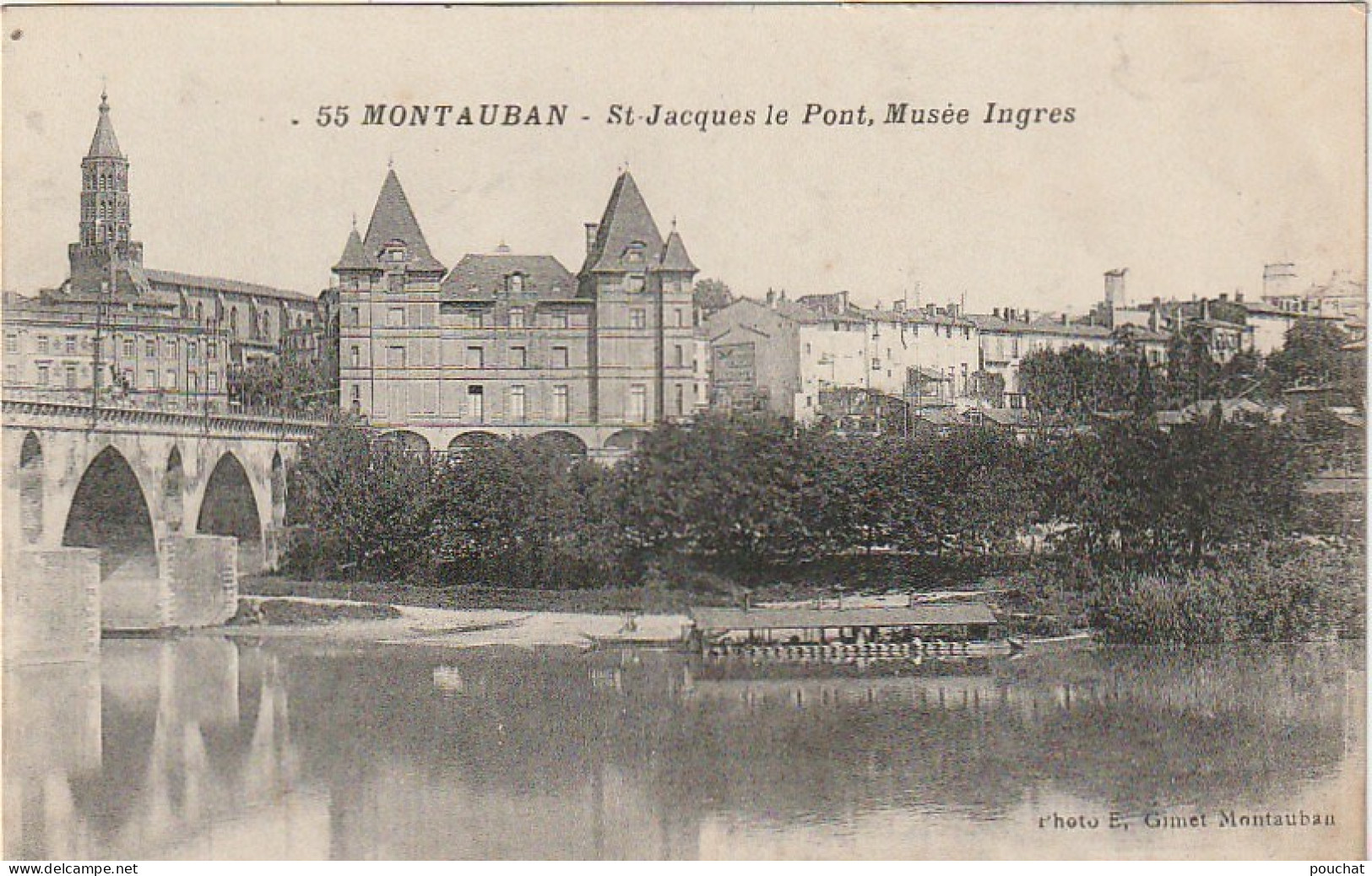 KO 15 -(82) MONTAUBAN - SAINT JACQUES LE PONT , MUSEE INGRES - BATEAU LAVOIR - 2 SCANS - Montauban