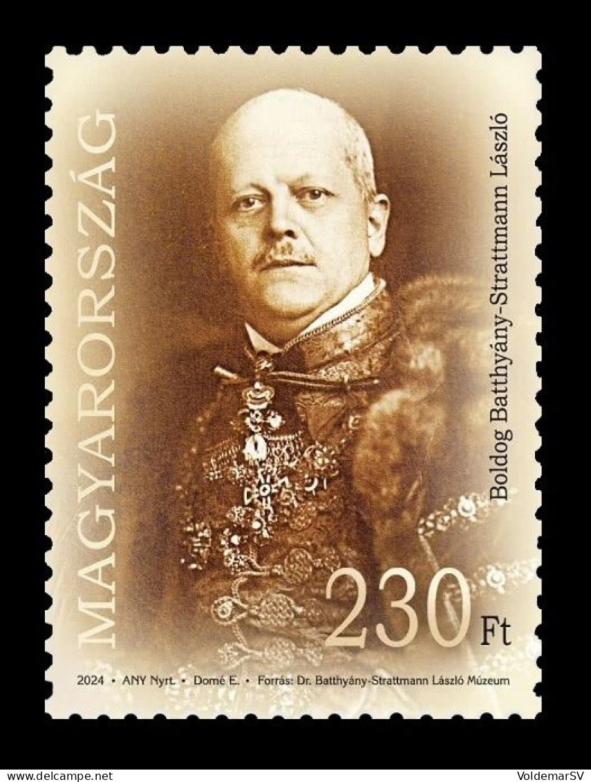 Hungary 2024 Mih. 6357 Medicine. Physician Laszlo Batthyany-Strattmann MNH ** - Neufs