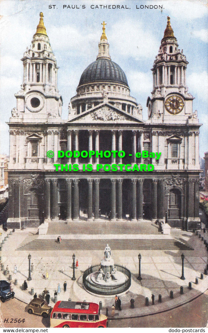 R540660 London. St. Paul Cathedral. Valentine. Valesque. 1951 - Andere & Zonder Classificatie