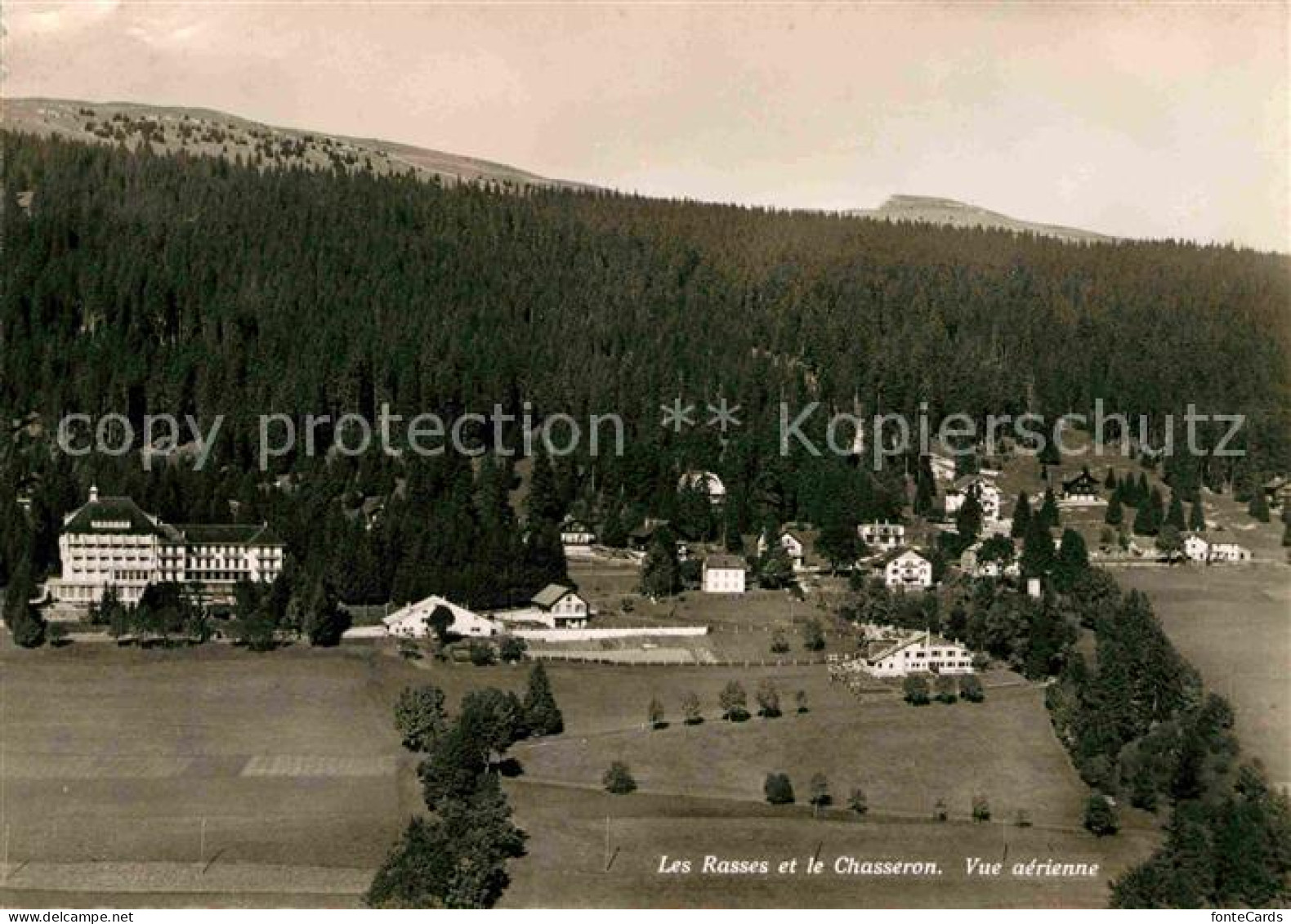 12616462 Les Rasses Et Le Chasseron Jura Vue Aerienne Les Rasses - Andere & Zonder Classificatie