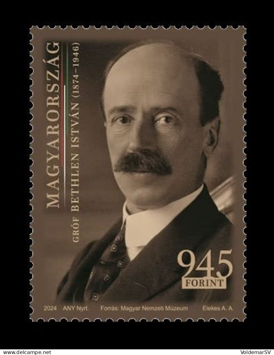 Hungary 2024 Mih. 6358 Prime Minister Of Hungary Istvan Bethlen MNH ** - Neufs