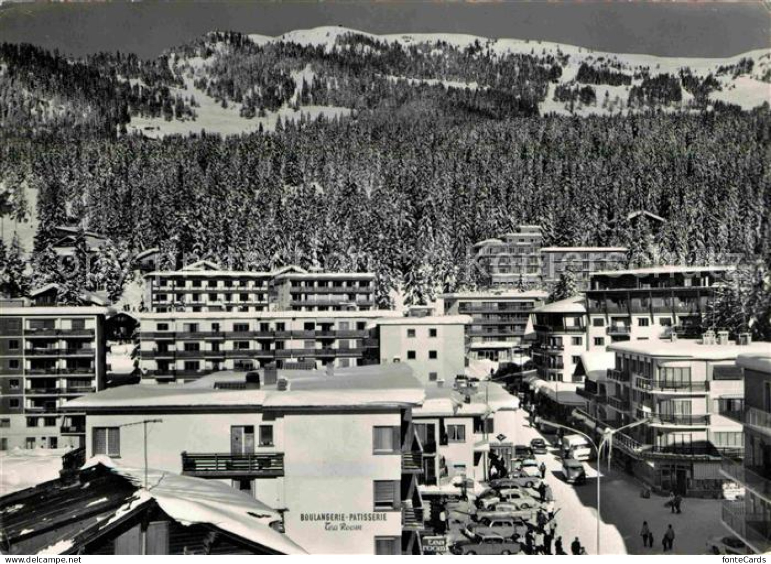 12616101 Crans-sur-Sierre Vue Generale De La Station Et Mont Lachaux Crans-Monta - Other & Unclassified