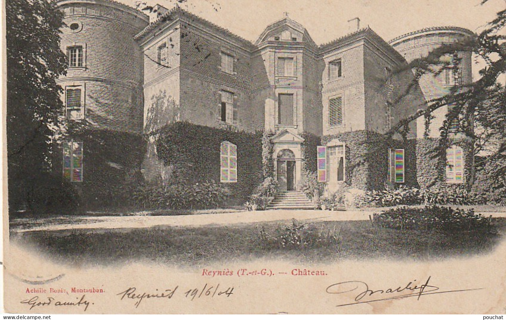 KO 17 -(82) REYNIES - CHATEAU - 2 SCANS - Andere & Zonder Classificatie