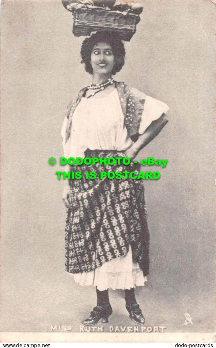 R540160 Miss Ruth Davenport. Tuck. Variety Stage Favourites. Series 1208. 1904 - Monde