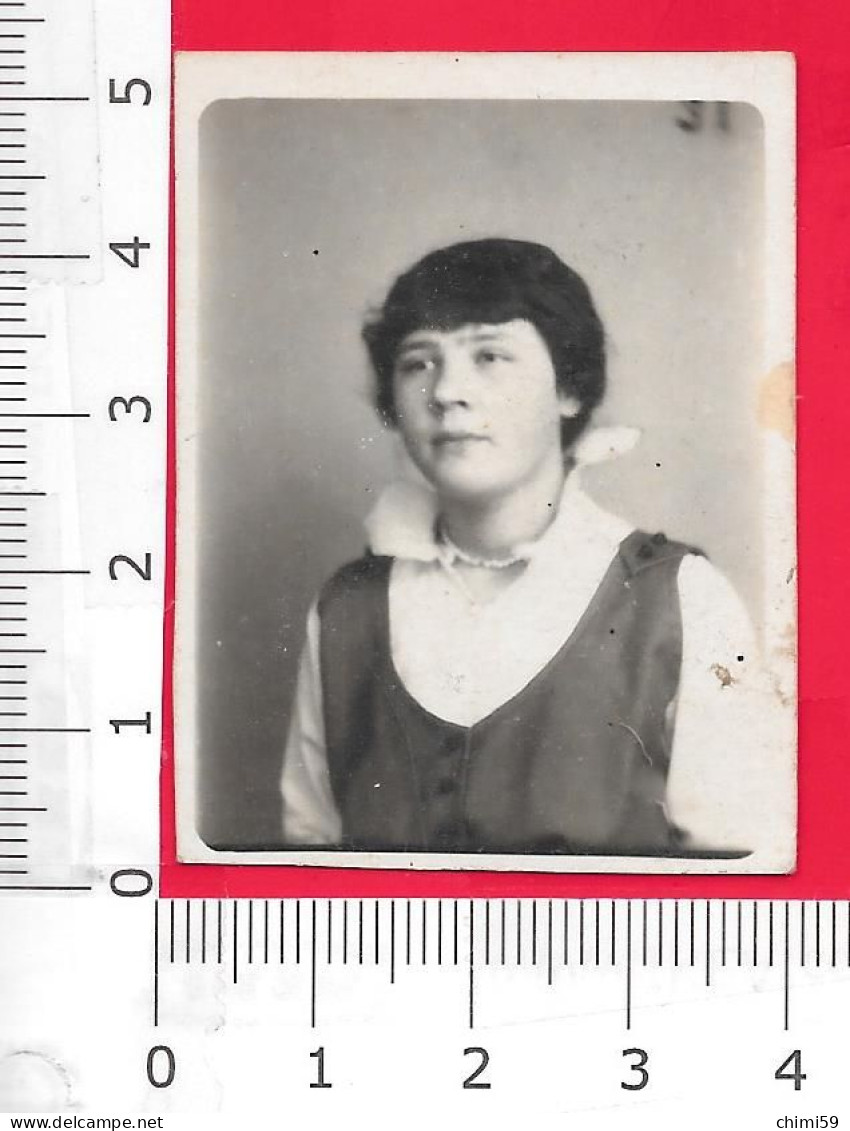 Photo Originale - Photobooth - Photo Identité - Photomaton - FEMME - Anonyme Personen