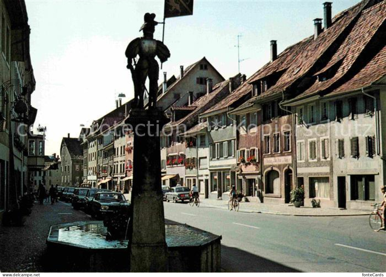 12614868 Diessenhofen Hauptstrasse Mit Brunnen Diessenhofen - Sonstige & Ohne Zuordnung