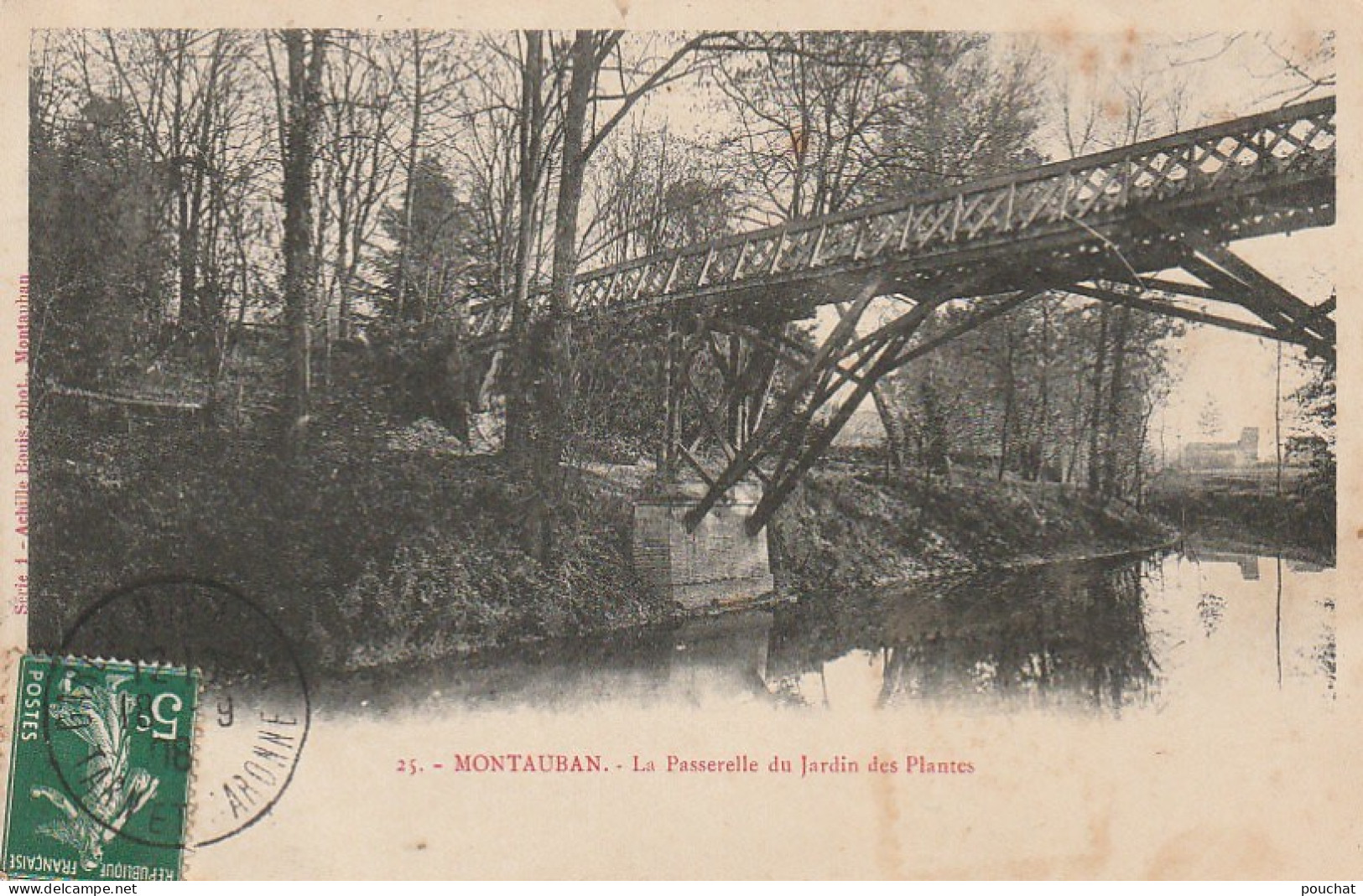 KO 19-(82) MONTAUBAN - LA PASSERELLE DU JARDIN DES PLANTES  - 2 SCANS - Montauban