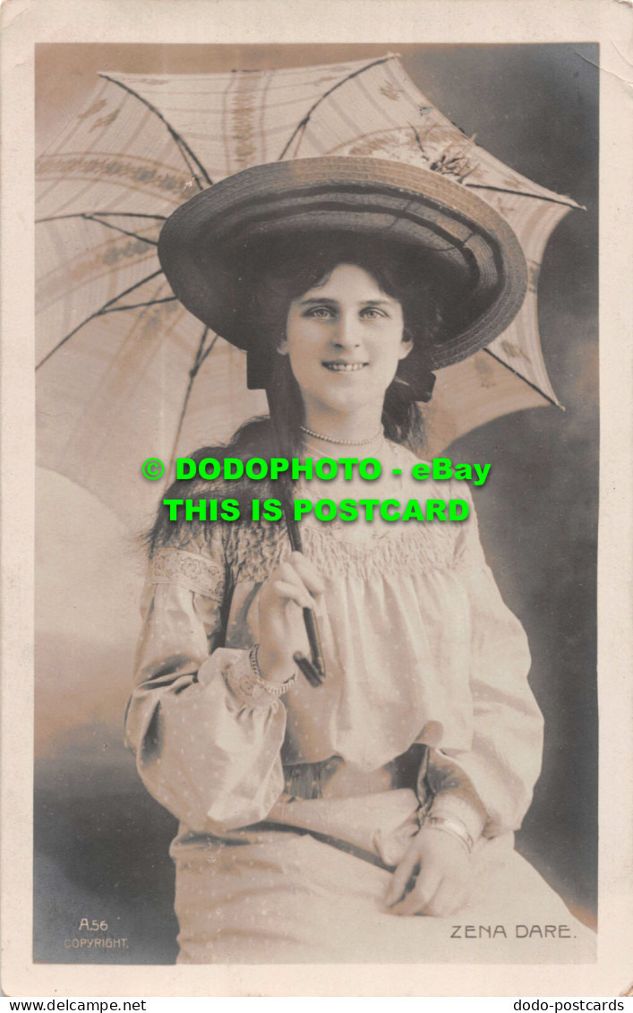 R540681 Zena Dare. Ralph Dunn. Postcard. 1905 - Monde