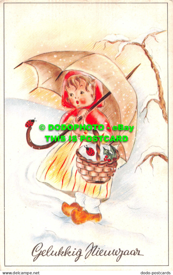 R540682 Gelukking Nieuwjaar. Postcard - Monde