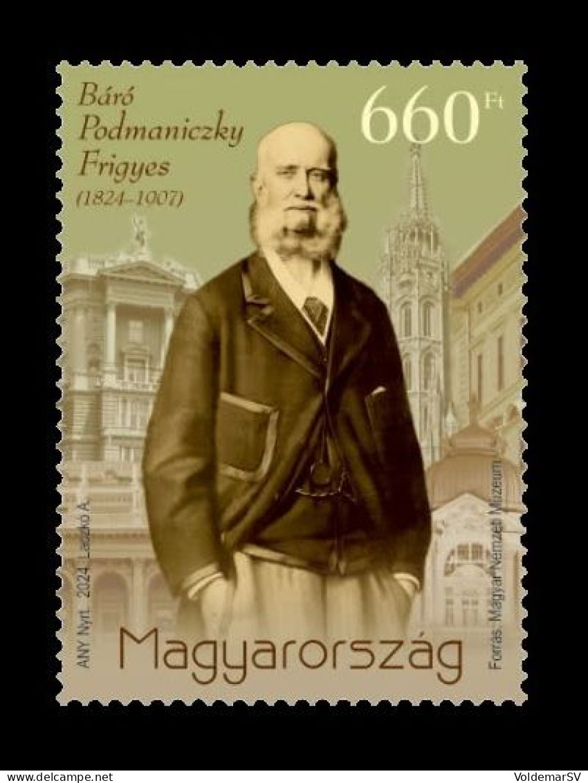 Hungary 2024 Mih. 6359 Politician Frigyes Podmaniczky MNH ** - Neufs