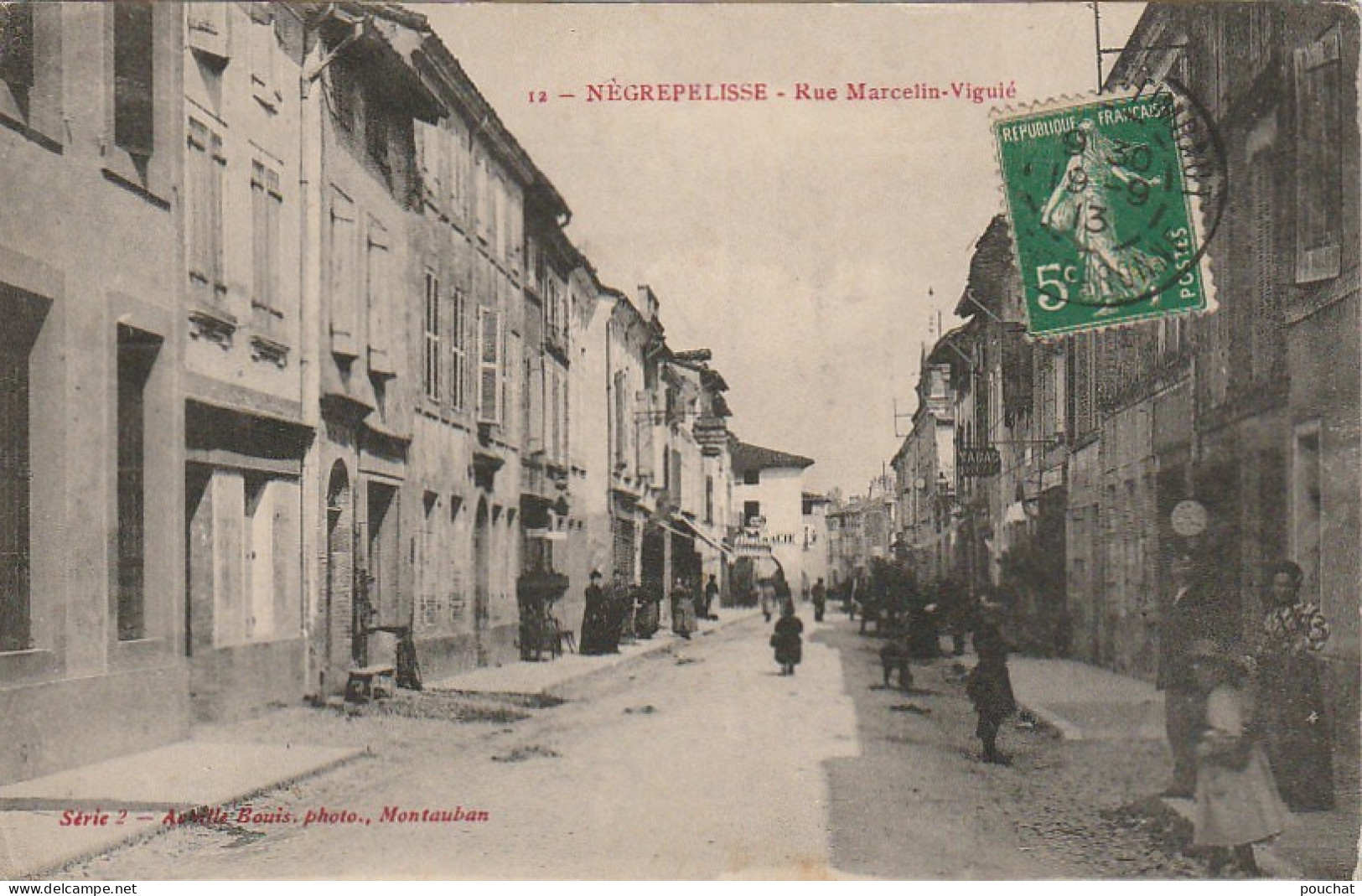 KO 19-(82) NEGREPELISSE - RUE MARCELIN VIGUIE - NEGREPELISSIENS - 2 SCANS  - Negrepelisse