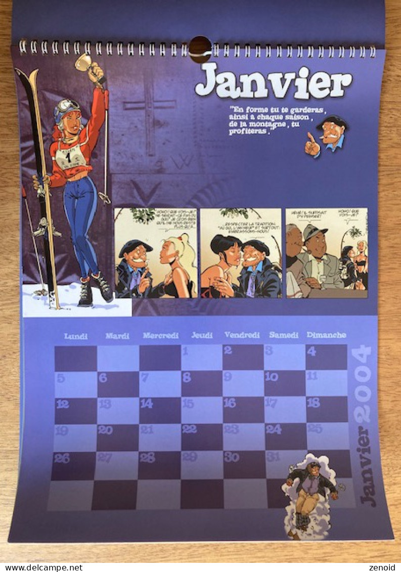 Calendrier Bd 2004 "Fanfoué Des Pnottas" Avec Double Dédicace De Meynet Et Roman - Agende & Calendari