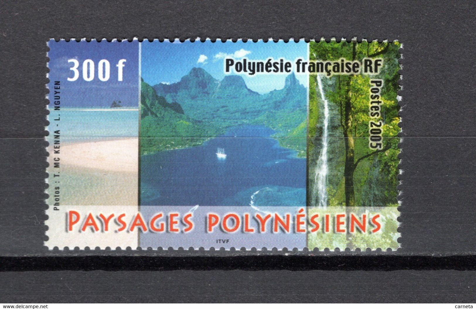 POLYNESIE  N°  754   NEUF SANS CHARNIERE COTE 5.40€     PAYSAGE - Neufs