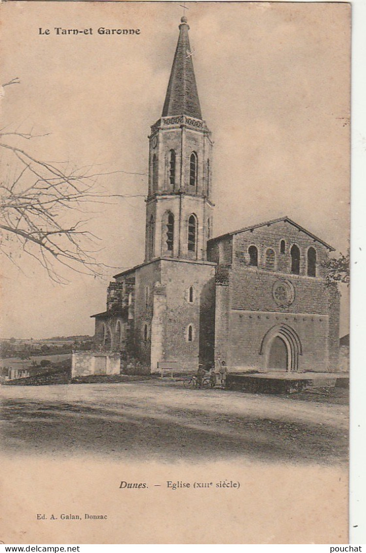 KO 20-(82) DUNES - EGLISE - 2 SCANS - Autres & Non Classés